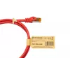 Cavo patch Kabelmeister Cat.7 S/FTP, guaina TPE, senza alogeni, rosso, 15 m