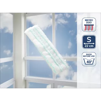 LEIFHEIT spazzola per finestre spugna di ricambio detergente per finestre e telai 3in1 Mini micro duo