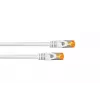Cavo patch KABELMEISTER Cat.7 S/FTP, 0,15m, bianco, guaina TPE senza alogeni, 10 Gbps