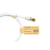 Cavo patch KABELMEISTER Cat.7 S/FTP, guaina TPE, senza alogeni, bianco, 0,25 m