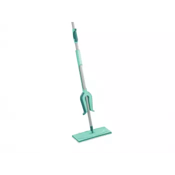 LEIFHEIT Picobello M Micro Duo Lavapavimenti con manico telescopico, 33 cm di larghezza di pulizia, verde/bianco