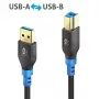 PureLink FlexInstall Cavo USB-A a USB-B USB 3.0 5Gbps 1,50m nero