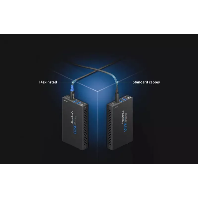PureLink FlexInstall Cavo USB-A a USB-B USB 3.0 5Gbps 1,50m nero