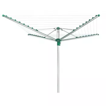 LEIFHEIT Linomatic 400 Easy stendibiancheria rotativo 40 m, alluminio, argento/blu