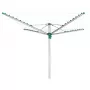LEIFHEIT Linomatic 400 Easy stendibiancheria rotativo 40 m, alluminio, argento/blu