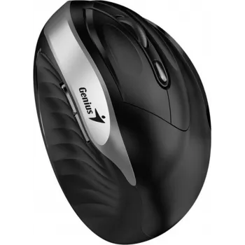 Genius Ergo 8250S mouse wireless, 1600 DPI, nero/argento