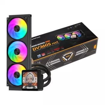 DarkFlash DV360S MAX dissipatore CPU a liquido AIO ARGB 360mm - nero