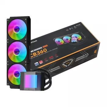 DarkFlash CB360 dissipatore CPU a liquido ARGB 360mm - nero
