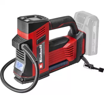 Einhell Power X-Change compressore auto a batteria CE-CC 18/23 D Li-Solo, 18V, 11 bar, display digitale, luce LED, rosso/nero (solo apparecchio)
