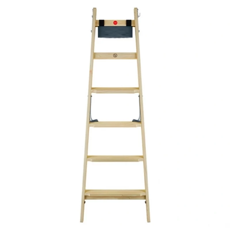 HAILO scala a doppia salita H77 ComfortLine in legno 2x6 gradini
