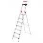 HAILO L85 ComfortLine scala domestica in alluminio, 7 gradini, 150 kg, EN 131