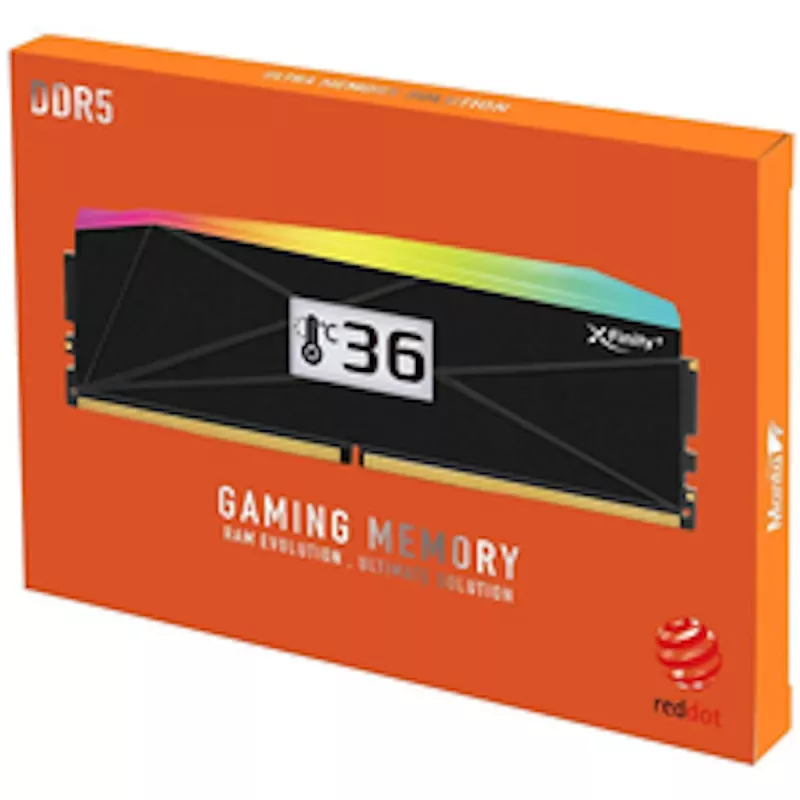 V-Color Manta XFinity+ aRGB DDR5-8000 RAM, CL40, EXPO - 32 GB dual-kit, nero