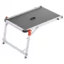 HAILO TP2 Pro piattaforma per scale - piattaforma di lavoro in alluminio regolabile per scale, 150 kg, EN 131