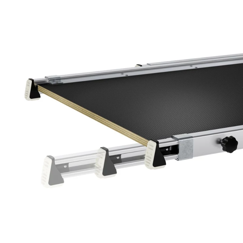 HAILO TP2 Pro piattaforma per scale - piattaforma di lavoro in alluminio regolabile per scale, 150 kg, EN 131