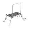HAILO LP Outdoor 100L contenitore per rifiuti antracite con coperchio a chiusura automatica e serratura triangolare