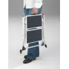 HAILO sgabello pieghevole MK60 StandardLine acciaio 2 gradini bianco