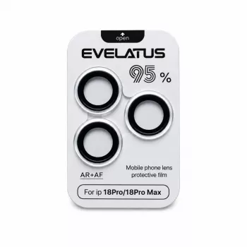 Evelatus Armor Series protezione obiettivo fotocamera per Apple iPhone 18 Pro / 18 Pro Max – argento