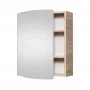 Mobile da bagno SV54 rovere Sonoma a parete con 2 ante e 2 ripiani