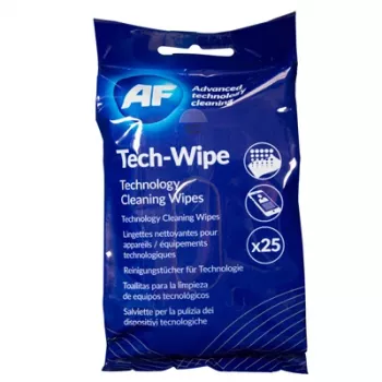 AF Tech Wipes panni per la pulizia di dispositivi tecnologici, 25 pz.