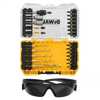 DEWALT DT70735T-QZ set da 25 punte per avvitatore EXTREME FLEXTORQ con portapunte magnetico, valigetta TSTAK