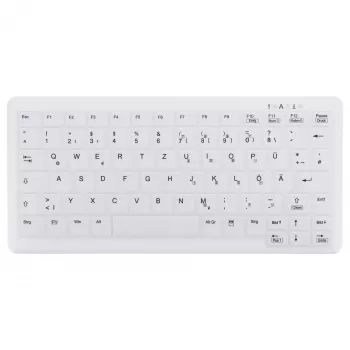CONTOUR DESIGN Active Key MedicalKey AK-C4110 tastiera wireless, QWERTZ DE, bianco, disinfettabile IP68, ricaricabile