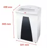 HSM SECURIO B34 distruggidocumenti con pretrituratore a taglio particelle