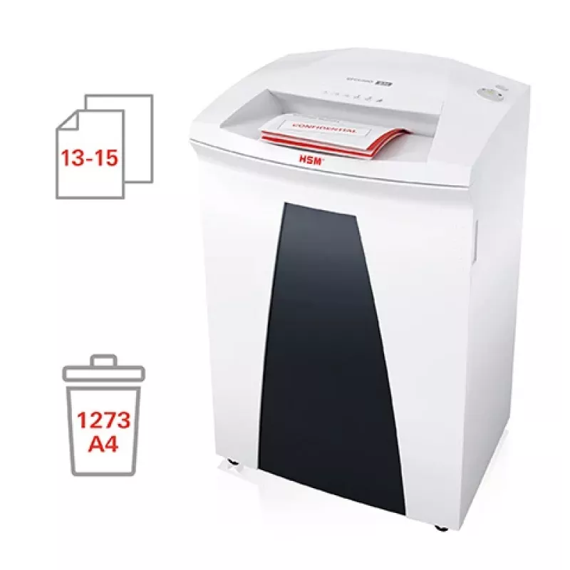 HSM SECURIO B34 distruggidocumenti con pretrituratore a taglio particelle