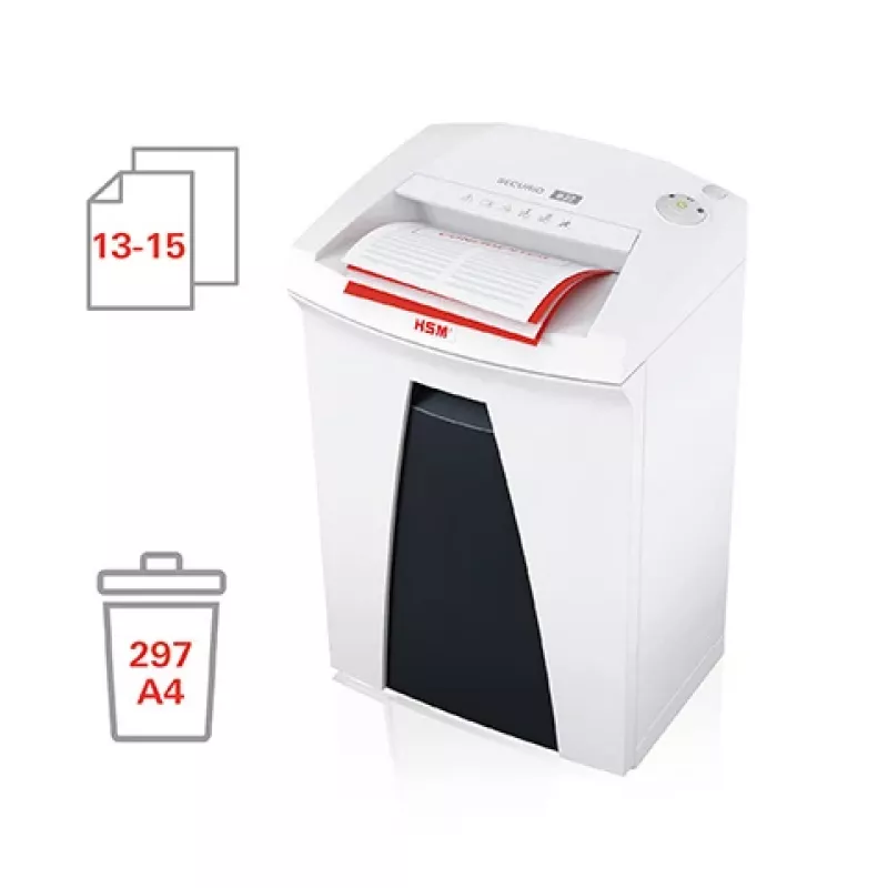 HSM Securio B22 distruggidocumenti a taglio a strisce 3,9mm bianco 16 fogli