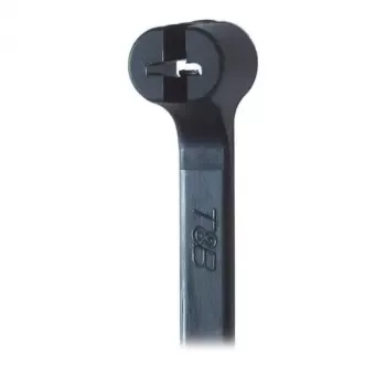 Fascetta serracavo ABB Ty-Rap TY242MX, resistente ai raggi UV, 208 x 3,6 mm, nera