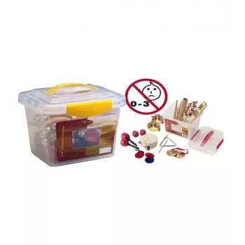 Stagg CPK 02 batteria junior 5 pezzi con fusti in pioppo, piatti, hardware e sgabello – ideale per bambini dai 3 ai 10 anni