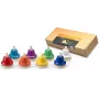 Stagg TB SET - campane diatoniche da tavolo a 8 toni con meccanismo a pulsante, codificate a colori, C5-C6