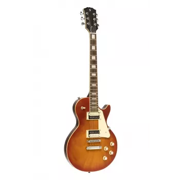 Stagg SEL-STD Vintage Sunburst chitarra elettrica con manico set-neck, corpo in ontano, tastiera in palissandro, pickup HH