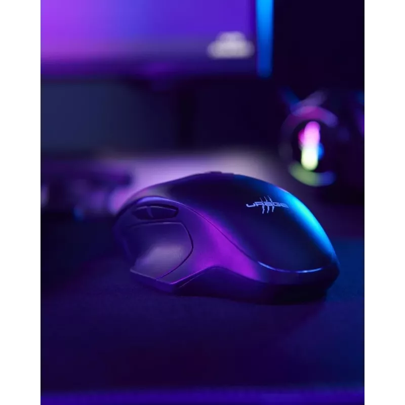 Hama uRage Reaper 410 mouse da gaming ottico con filo, 12000 DPI, 6 tasti programmabili, RGB, nero