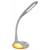 Activejet VENUS lampada da scrivania LED grigia con base a colore variabile e funzione di ricarica USB