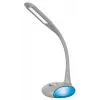 Activejet VENUS lampada da scrivania LED grigia con base a colore variabile e funzione di ricarica USB