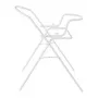 KEEEPER supporto universale per vasca da bagno Dawid bianco – regolabile in altezza, pieghevole, adatto per vasche per neonati 84–100 cm