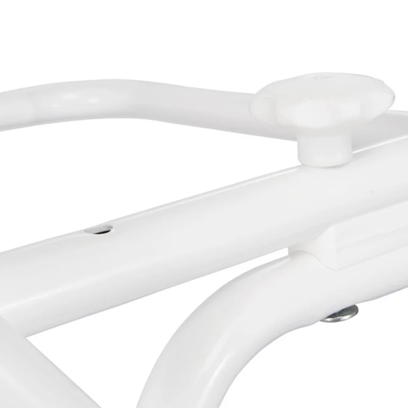 KEEEPER supporto universale per vasca da bagno Dawid bianco – regolabile in altezza, pieghevole, adatto per vasche per neonati 84–100 cm