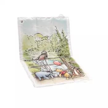 KEEEPER stuoia da viaggio Antek Winnie the Pooh, pieghevole, bianco, 70 x 50 x 5 cm