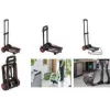 keeeper Easy-Fold carrello da trasporto Mick, portata 50 kg, 34 x 24,5 x 93,5 cm, nero