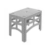 keeeper tavolo da esterno pieghevole Timo L, Nordic Grey, 70 x 45 x 55 cm, portata 80 kg