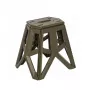 KEEEPER sedia da campeggio pieghevole Tom, oliva, portata 120 kg, 29 x 20 x 39 cm