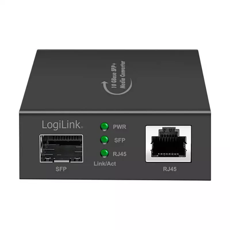 LogiLink convertitore di media 10 Gigabit RJ45 a 10G SFP+ (NMC003)