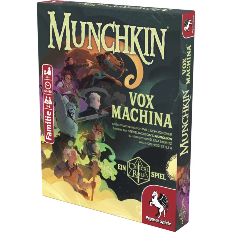 PEGASUS Munchkin Vox Machina - Critical Role gioco di carte