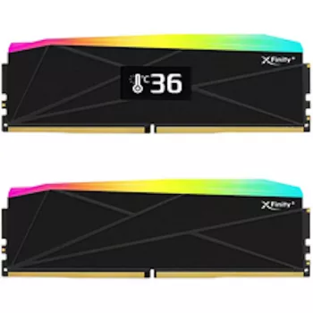 V-Color Manta XFinity+ aRGB kit di memoria desktop 32GB (2 x 16GB) DDR5-6400 CL32, Intel XMP 3.0 / AMD EXPO, nero