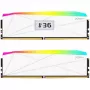 V-Color Manta XFinity+ aRGB kit di memoria desktop 32GB (2x16GB) DDR5-6400 CL32 bianco
