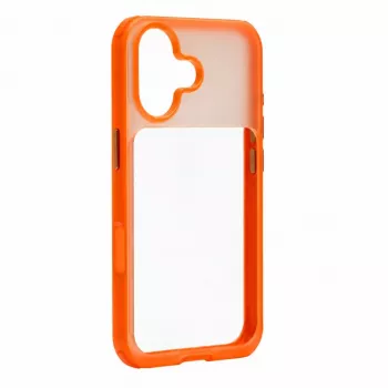 Evelatus custodia ibrida LiveCase con supporto PC+TPU per Apple iPhone 17 arancione