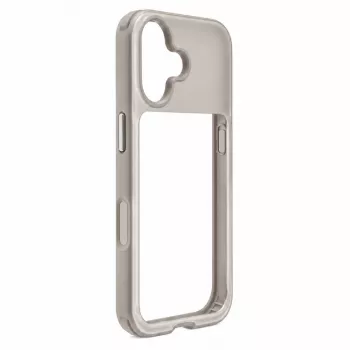 Evelatus custodia ibrida LiveCase con supporto PC+TPU per Apple iPhone 17 argento