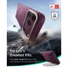 ESR Cyber Tough Kickstand Custodia MagSafe per iPhone 17 Pro / 18 Pro – Deep Burgundy