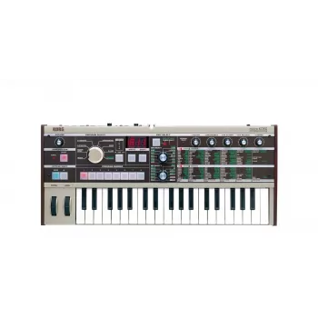 Korg microKORG Sintetizzatore Analog Modeling con 37 mini-tasti e vocoder, grigio