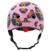 Hornit Pug Casco per bicicletta bambino con luci LED - Rosa, 48-53 cm PUS806